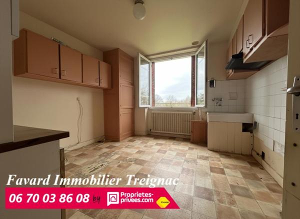 Maison à rénover, grand terrain constructible, secteur calme, 19370 Chamberet