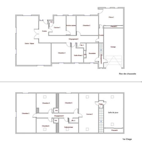 Maison familiale avec possibilité de logement indépendant.