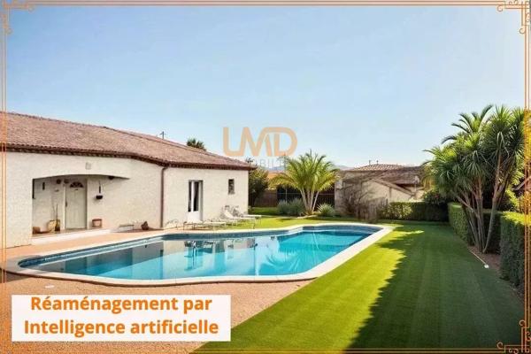 Villa contemporaine T4 de 116 m² de plain-pied à Paulhan (34230)