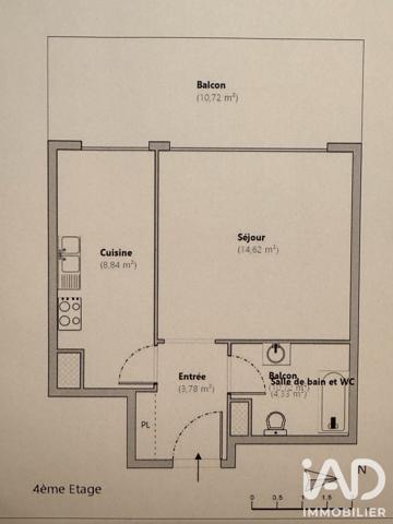 Studio à vendre 32 m² Antibes