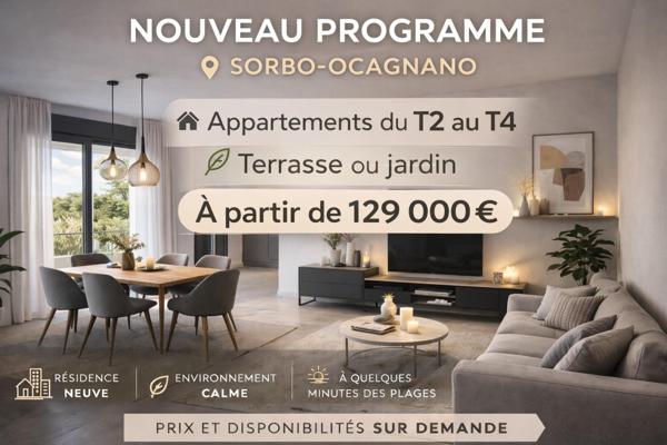 Le confort du neuf avec extérieur privé pour ce T2