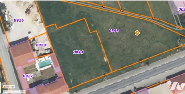 Terrain à bâtir à vendre Thibie dans la Marne (51) divisé en 6 lots,
A VENDRE LOT  n°1