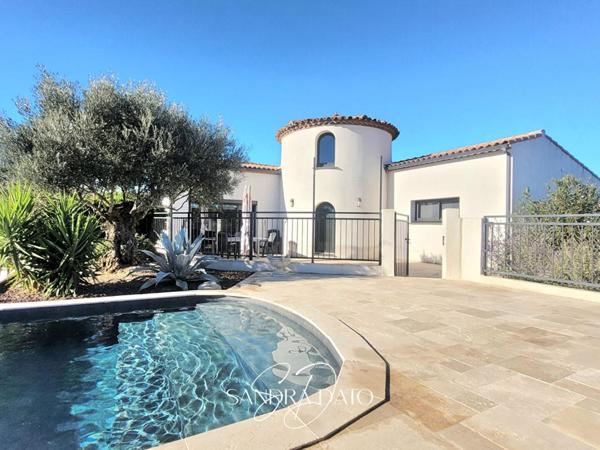 MAISON VILLEMOUSTAUSSOU - PLAIN PIED- 3 CHAMBRES - 1 STUDIO INDEPENDANT - CLIMATISATION - PISCINE - GARAGE