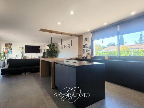 MAISON VILLEMOUSTAUSSOU - PLAIN PIED- 3 CHAMBRES - 1 STUDIO INDEPENDANT - CLIMATISATION - PISCINE - GARAGE