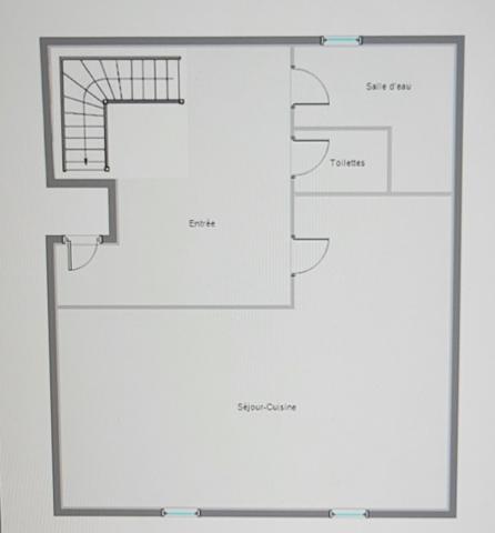 Tocane-Saint-Apre (24350) SPÉCIAL INVESTISSEUR une maison de deux appartements 63 m² et 26 m² centre-ville ,Revenu locatif total : 11 76