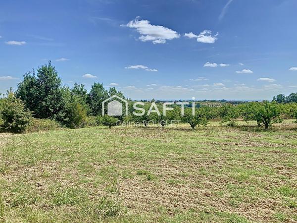 Terrain à bâtir avec vue dégagée