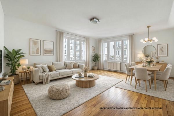 A VENDRE - GRAND APPARTEMENT - TRIANGLE D'OR - BREST