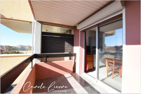 Studio 19 m² avec terrasse - Résidence avec ascenseur, piscine, terrain de tennis, boulodrome