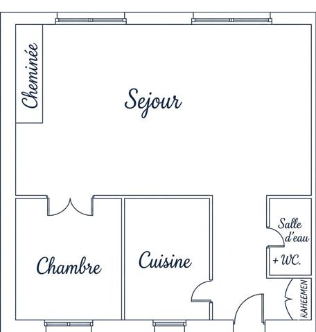 Appartement Paris 2 pièce(s) 47.49 m2