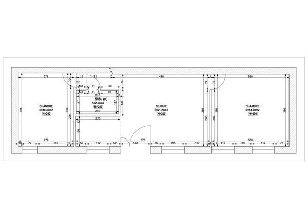 Maison sur cour proche Place Saint-Ferdinand