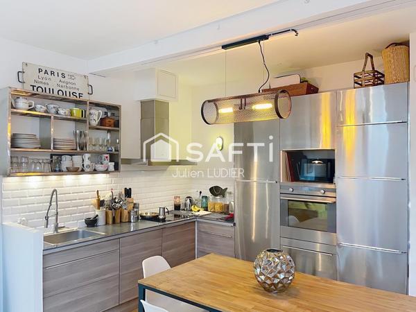 maison loft 3 niveaux, beaux volumes, quartier prisé