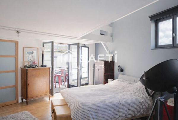 maison loft 3 niveaux, beaux volumes, quartier prisé