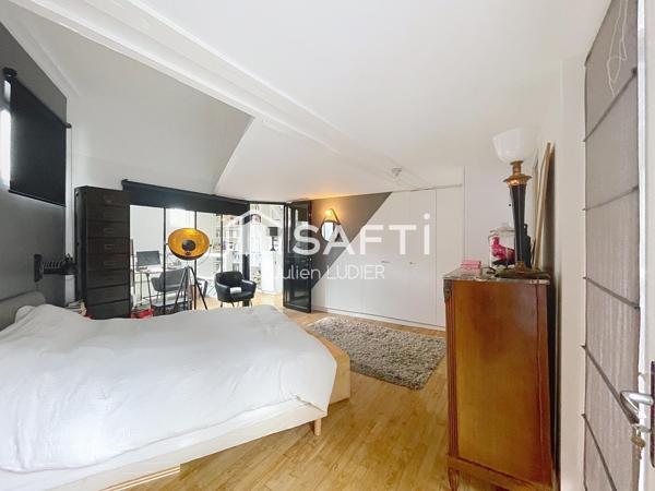 maison loft 3 niveaux, beaux volumes, quartier prisé