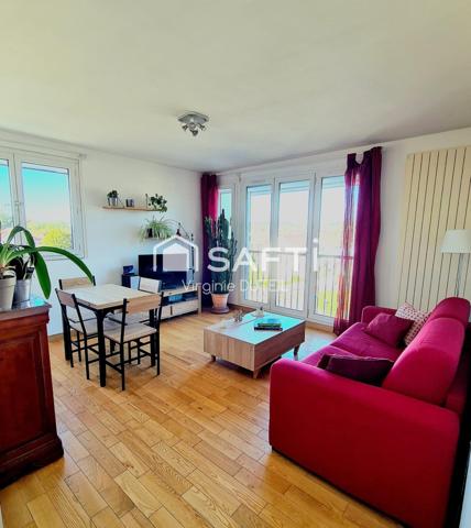 Appartement 4 pièces - 3 Ch - 67 m2 avec parking