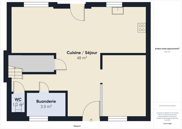 Maison mitoyenne rénovée de 117 m2 avec piscine le petit charran