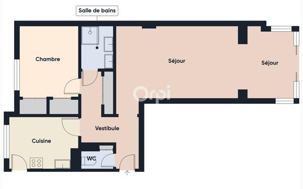 Appartement à vendre    2 pièces • 49,19 m2 Mandelieu-la-Napoule