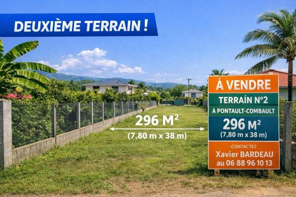 Terrain à Batir de 296m² – Parcelle voisine disponible