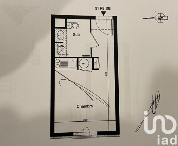 Studio 1 pièce de 20 m² à Lyon (69007)