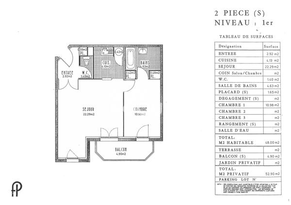 À vendre – Appartement 2 pièces vendu loué – Idéal investisseur
