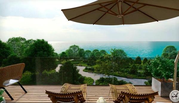 A VENDRE APPARTEMENT T2 VUE MER NEUF AU GOSIER EN FACE DE LA PLAGE  DE LA DATCHA