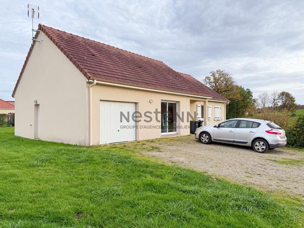 Maison à vendre louée à Saint Maurice la Souterraine - 105m2 - 5 pièces, 3 chambres, jardin et garage