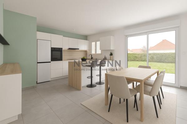 Maison à vendre louée à Saint Maurice la Souterraine - 105m2 - 5 pièces, 3 chambres, jardin et garage