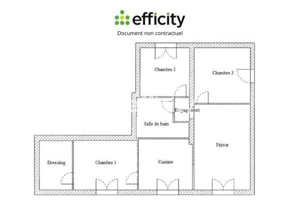 Appartement 4 pièces - 73 m²