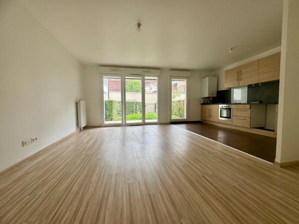 ROUEN (76) Rive Gauche - Résidence standing de 2013 - F3 +1 parking couvert - Rez-de-jardin