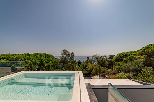 Prestigieuse villa d'architecte vue mer