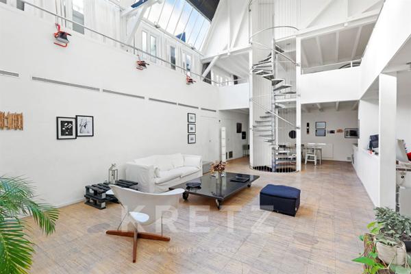 Atelier d'artiste en triplex - usage pro et perso