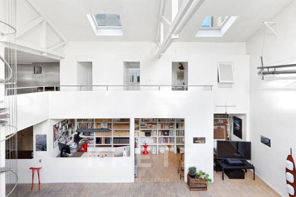 Atelier d'artiste en triplex - usage pro et perso