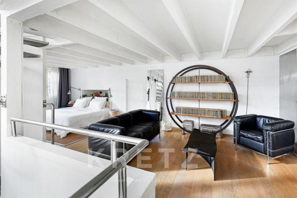 Atelier d'artiste en triplex - usage pro et perso