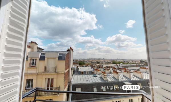 STUDIO MONTMARTRE / ABBESSES BALCON - VUE TOITS DE PARIS - 7ÈME ÉTAGE