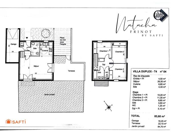 Cugnaux - Maison familiale  avec jardin et garage