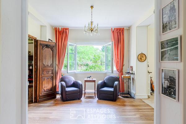 Ancien relais de chasse du XVIIIe siècle, et son parc verdoyant proche Chantilly