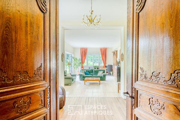 Ancien relais de chasse du XVIIIe siècle, et son parc verdoyant proche Chantilly