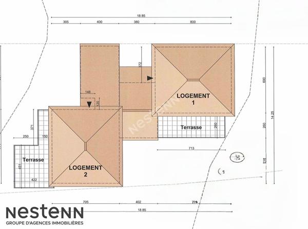 Terrain Gareoult 2168 m2