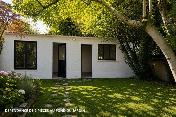 Charentonneau Maisons Alfort -Maison 4 pcs 130 m2 avec climatisation, jardin + Dépendances