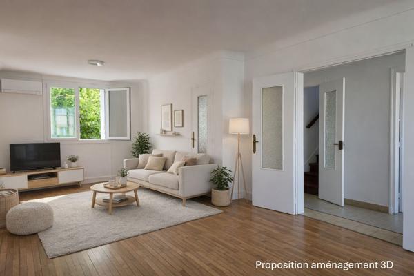 Charentonneau Maisons Alfort -Maison 4 pcs 130 m2 avec climatisation, jardin + Dépendances
