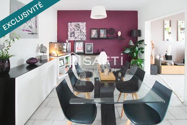 Maison de 136m2hab avec 4 chambres, garage, terrasse, et jardin!