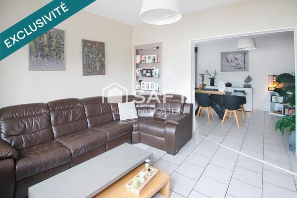 Maison de 136m2hab avec 4 chambres, garage, terrasse, et jardin!