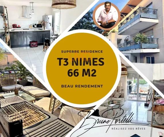 Investissement Clé en Main à Nîmes - T3 Loué