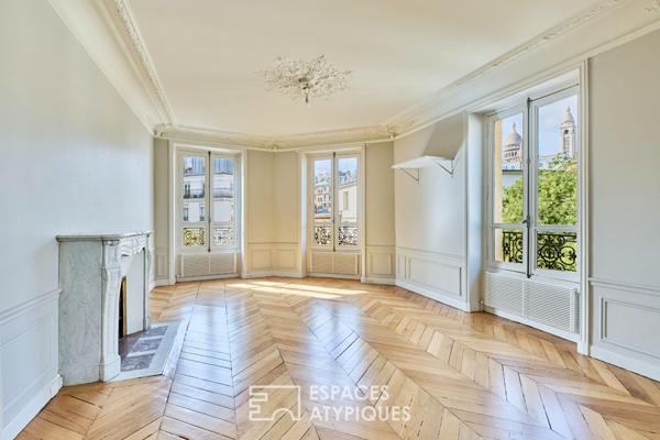 Haussmannien d’angle avec vue Sacré-Coeur – Village Ramey