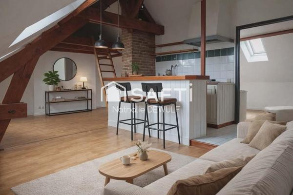 Appartement 52 m2 au sol ( 30.22 m2 loi carrez) proche de Soissons.