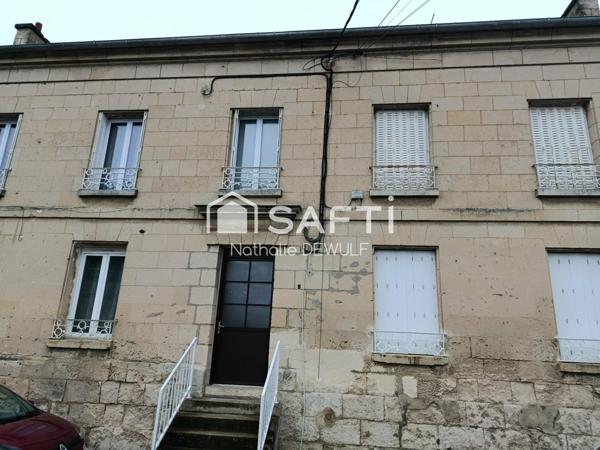 Appartement 52 m2 au sol ( 30.22 m2 loi carrez) proche de Soissons.