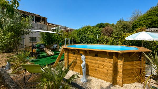 PROCHE CARCASSONNE - MAISON 126 M² - PISCINE - 3 CHAMBRES - TERRAIN 1180M² - GRAND GARAGE - 40M² A AMÉNAGER Détails des diagnostics énergétiques