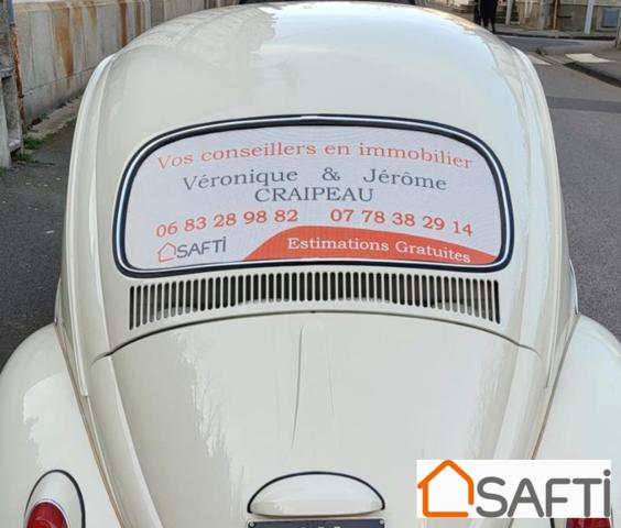 Maison  de ville de 60m² avec 2 chambres située en impasse à 400mètres des plages, de l'embarcadère et du centre ville