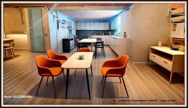 Maison de 90m² sur parcelle de 1000m² - 3 chambres et sous sol aménageable