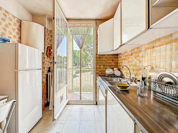 À vendre : Appartement T3 de 61 m², lumineux à Marseille - Les Olives