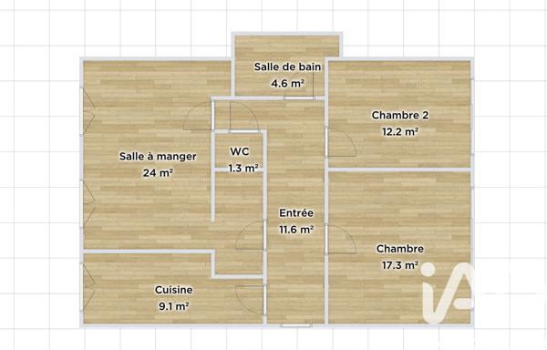 Appartement à vendre 4 pièces 79 m² Herblay-sur-Seine